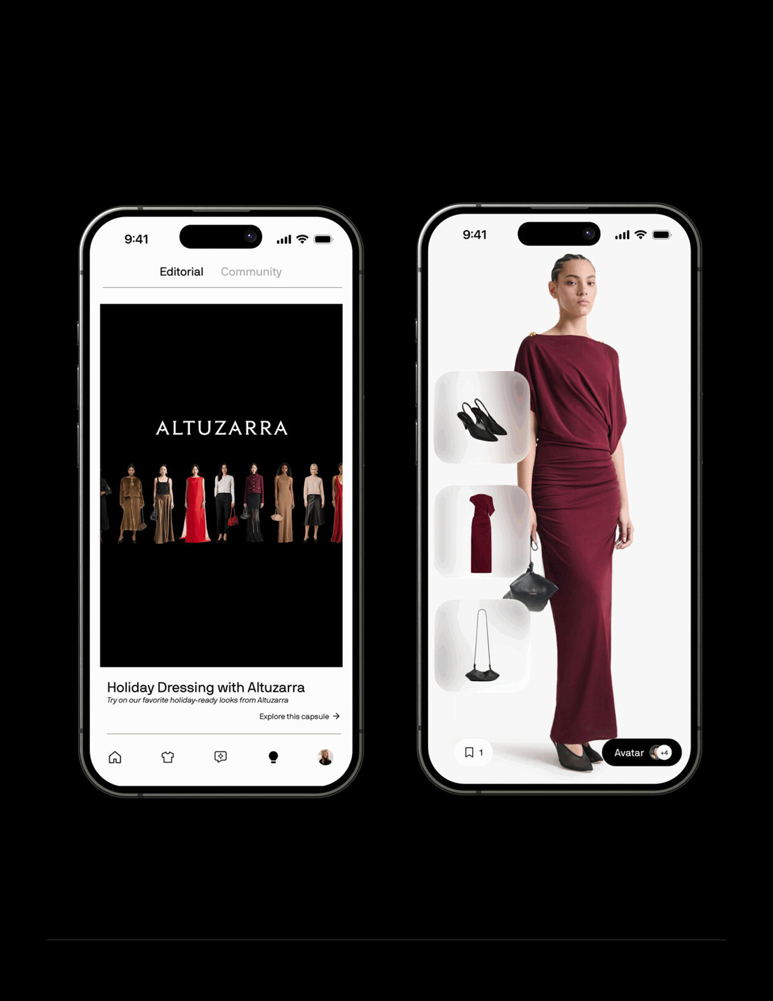 The Alta app on iPhone