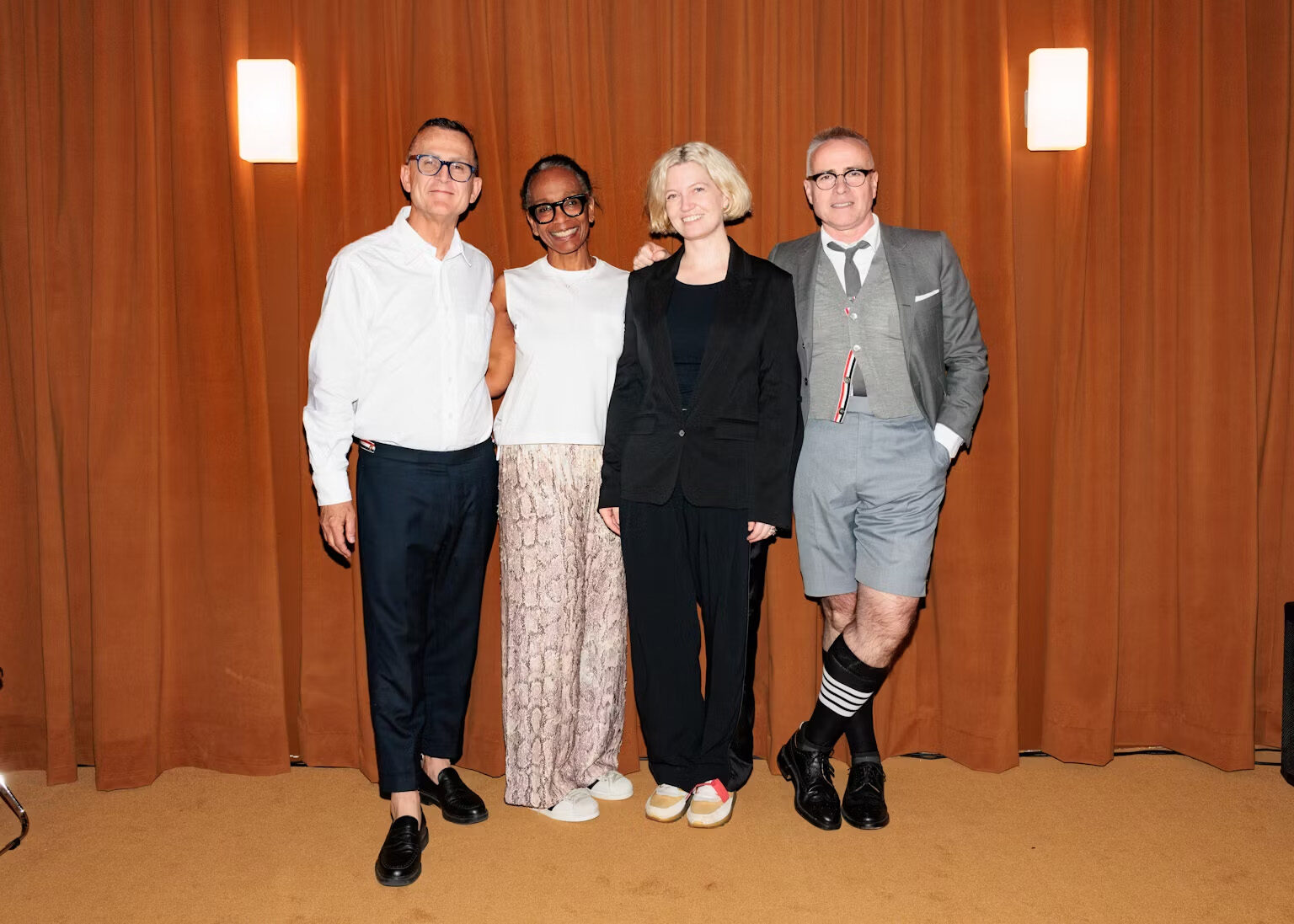 Steven Kolb, Robin Givhan, Rachel Tashjian, and Thom Browne