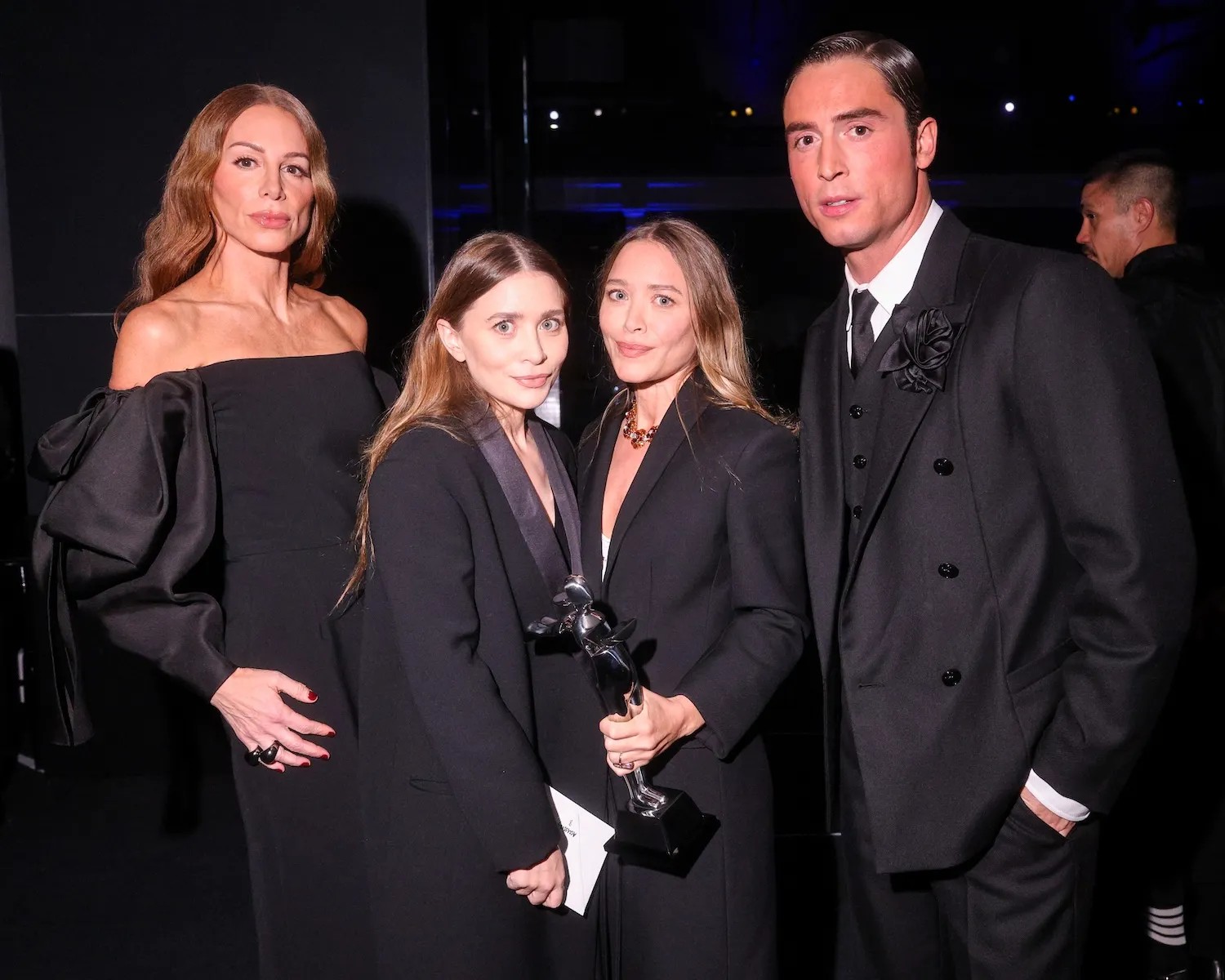 Jennifer Fisher, Ashley Olsen, Mary-Kate Olsen, and Benito Skinner at the CFDA Fashion Awards