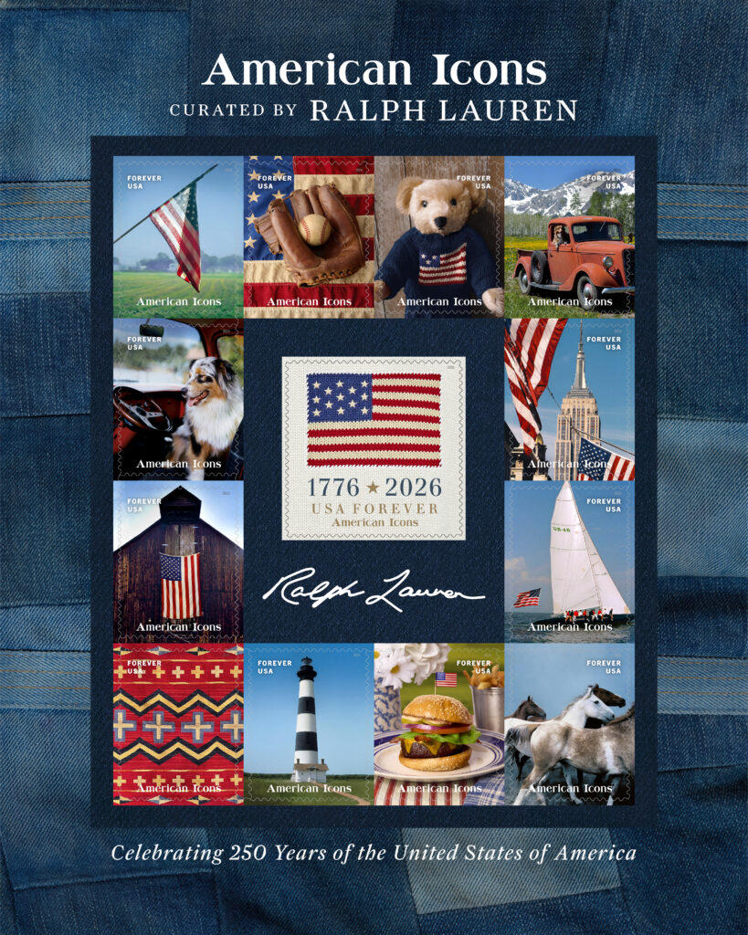 Ralph Lauren Curates American Icons Stamps Collection - CFDA